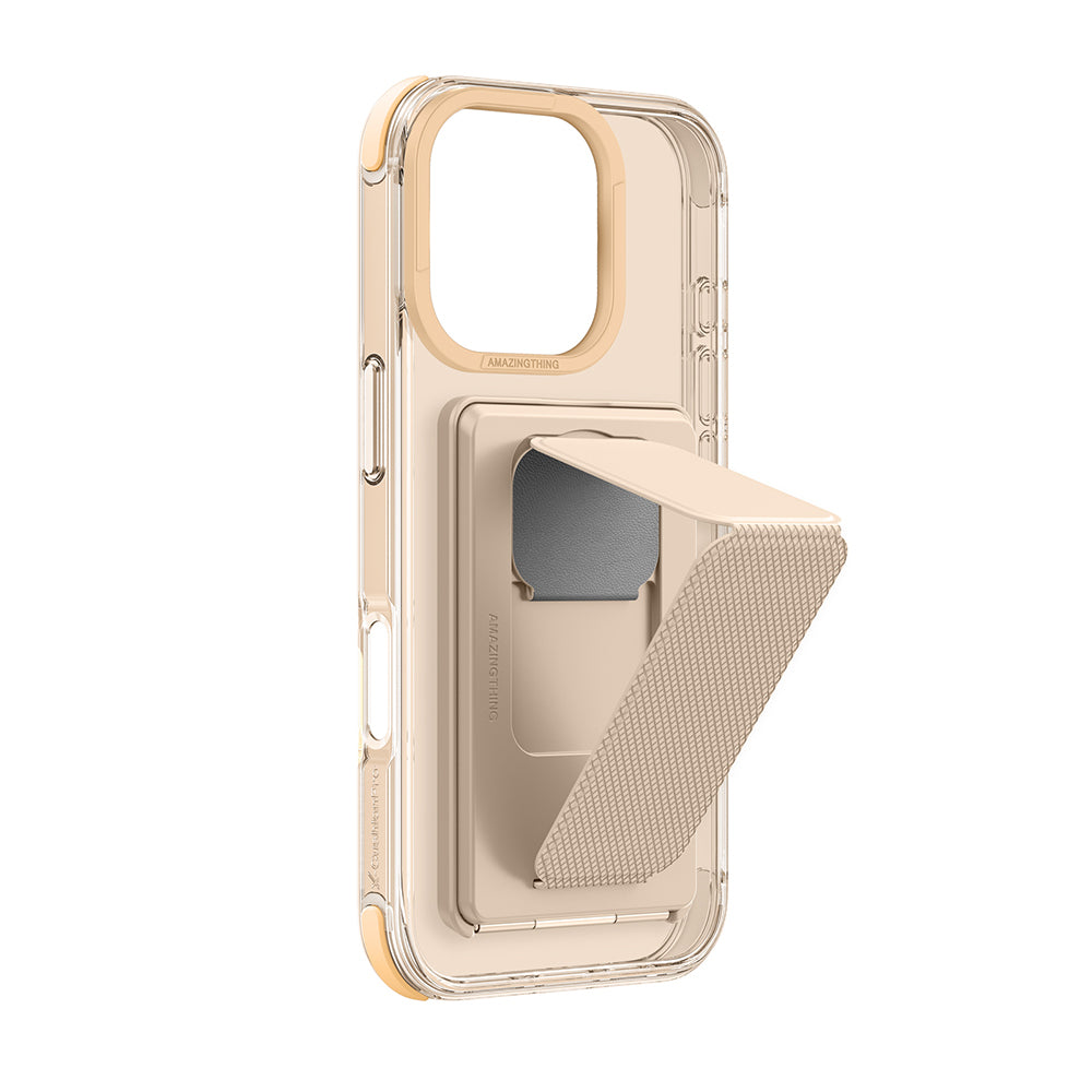 iPhone 16 Pro Kılıf M-safe Şarj Özellikli Standlı Set Amazingthing Omni Adventure Serisi Kılıf