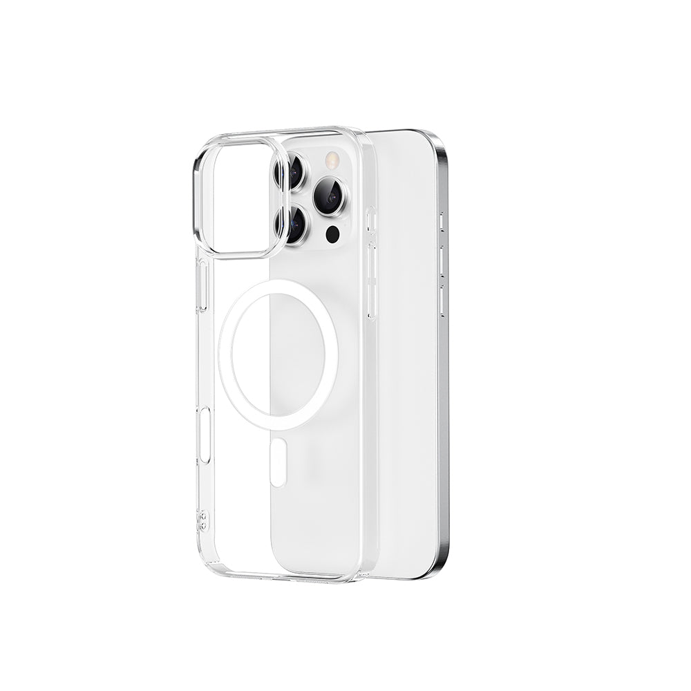 iPhone 16 Pro Kılıf M-safe Şarj Özellikli Wiwu YXK-207 Invisible Pro Sert PC Kılıf