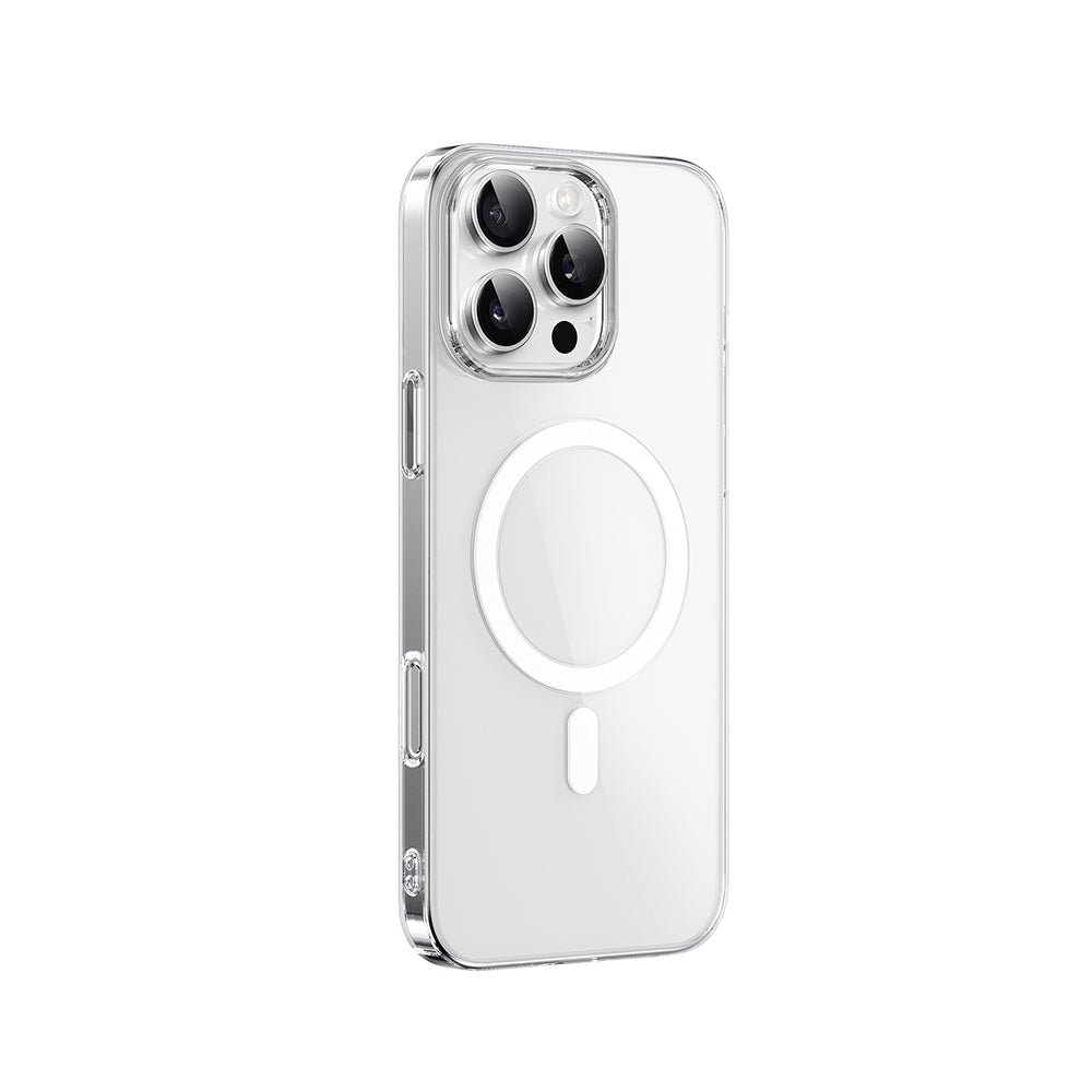iPhone 16 Pro Kılıf M-safe Şarj Özellikli Wiwu YXK-207 Invisible Pro Sert PC Kılıf