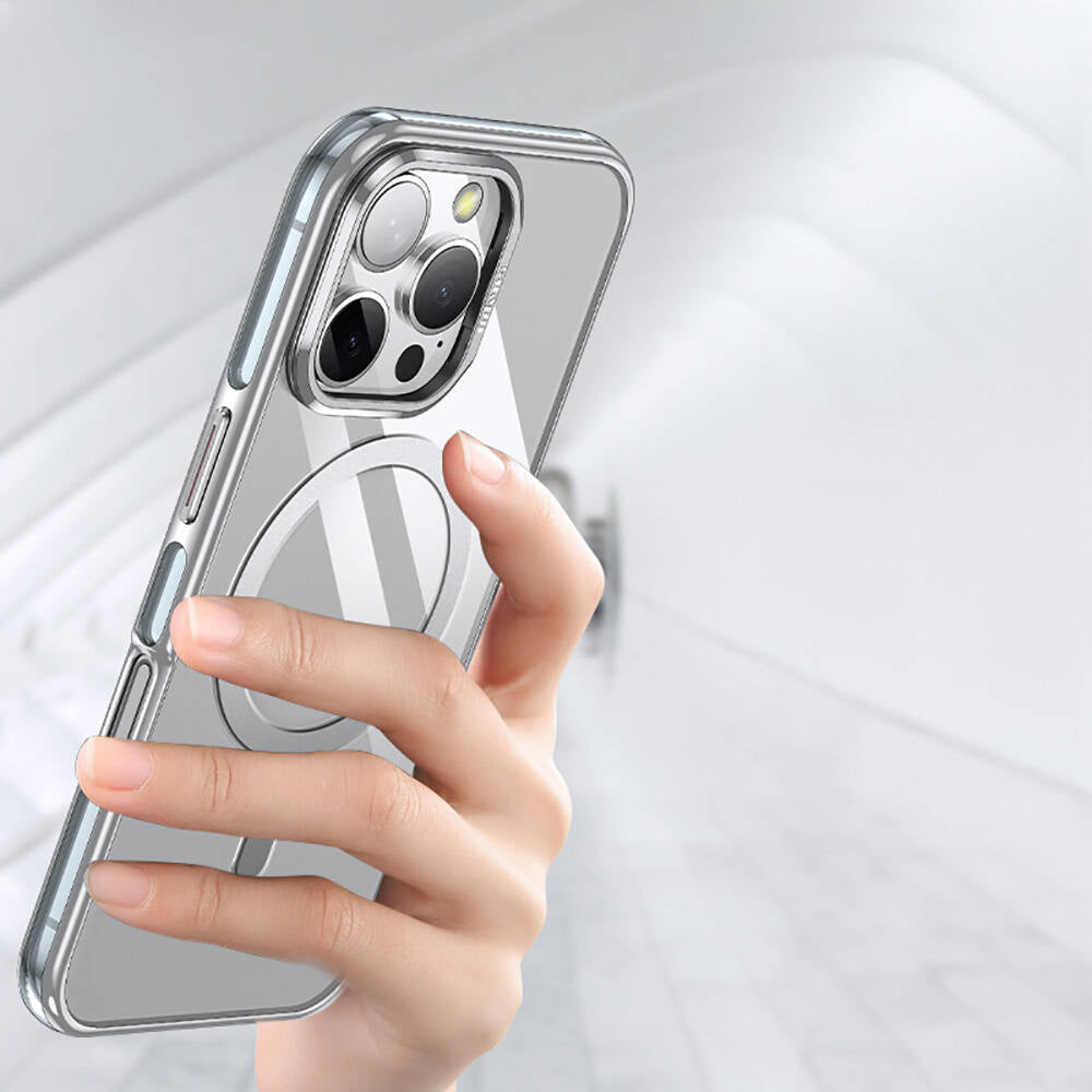 iPhone 16 Pro Kılıf M-safe Şarj Özellikli Wlons Standlı Efsane Kılıf