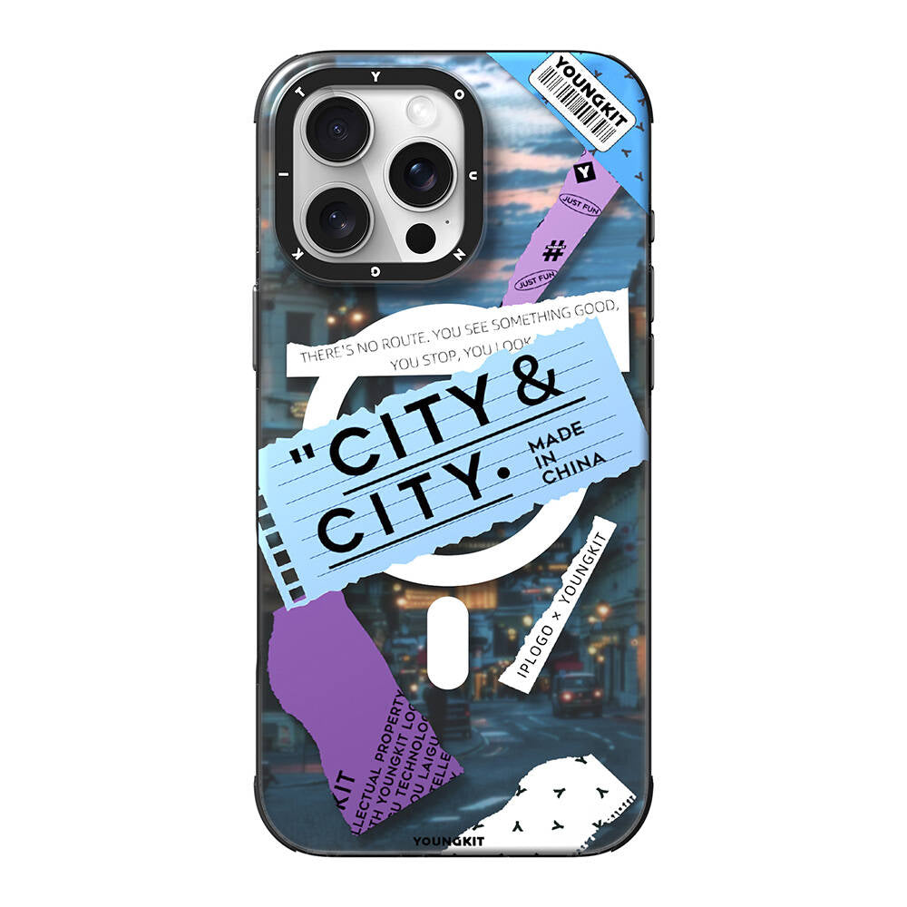 iPhone 16 Pro Kılıf M-safe Şarj Özellikli Youngkit A-City Serisi Kılıf