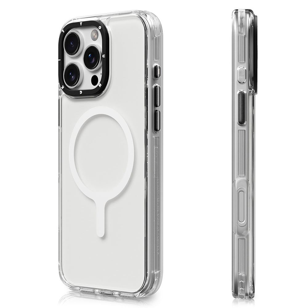 iPhone 16 Pro Kılıf M-safe Şarj Özellikli YoungKit Crystal Color Serisi Kılıf