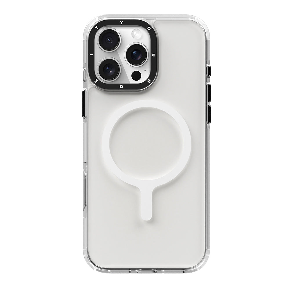 iPhone 16 Pro Kılıf M-safe Şarj Özellikli YoungKit Crystal Color Serisi Kılıf