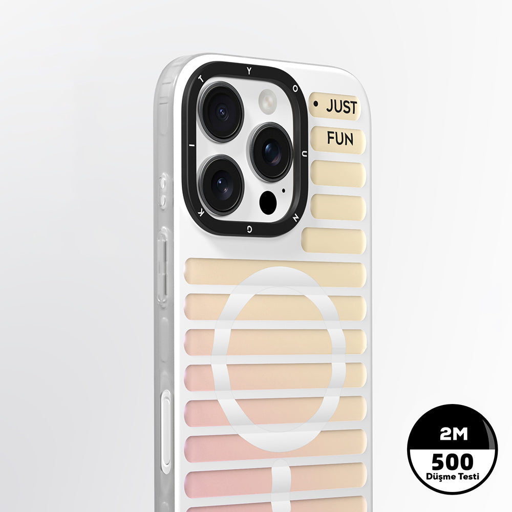iPhone 16 Pro Kılıf M-safe Şarj Özellikli Youngkit Geek Serisi Kılıf