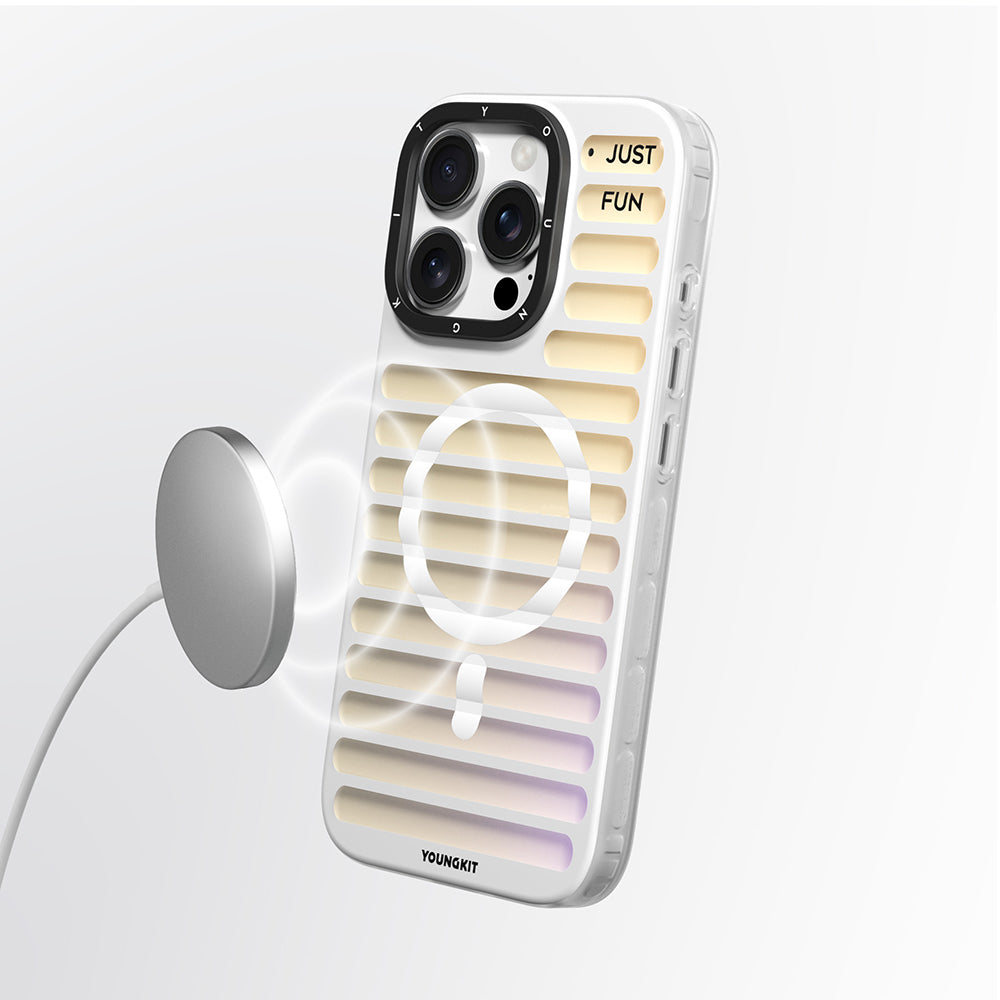 iPhone 16 Pro Kılıf M-safe Şarj Özellikli Youngkit Geek Serisi Kılıf