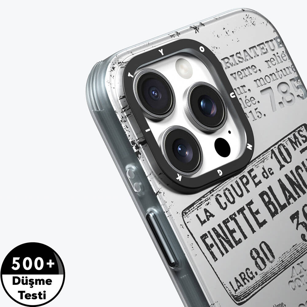 iPhone 16 Pro Kılıf M-safe Şarj Özellikli Youngkit Literary Serisi Retro Magz Kılıf