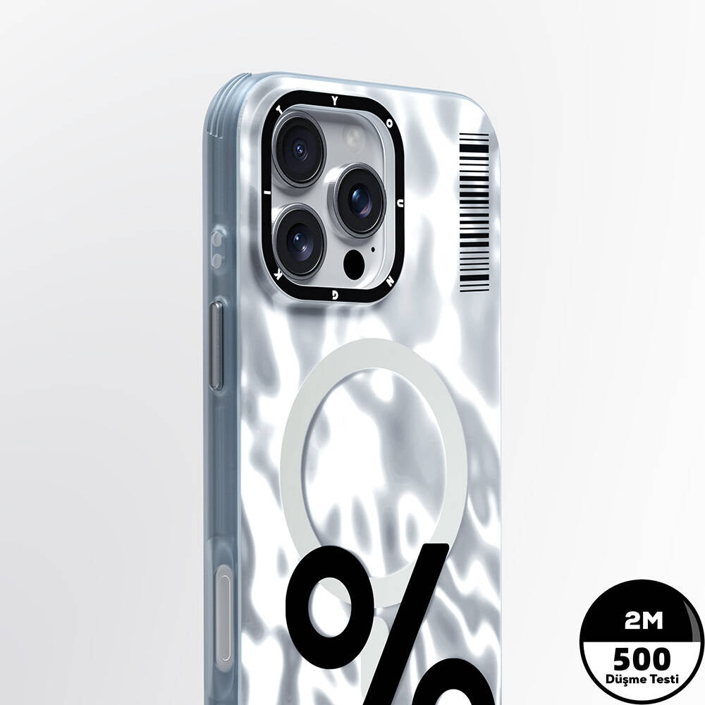 iPhone 16 Pro Kılıf M-safe Şarj Özellikli Youngkit Mathematical Serisi Kılıf