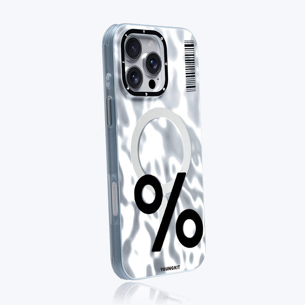 iPhone 16 Pro Kılıf M-safe Şarj Özellikli Youngkit Mathematical Serisi Kılıf