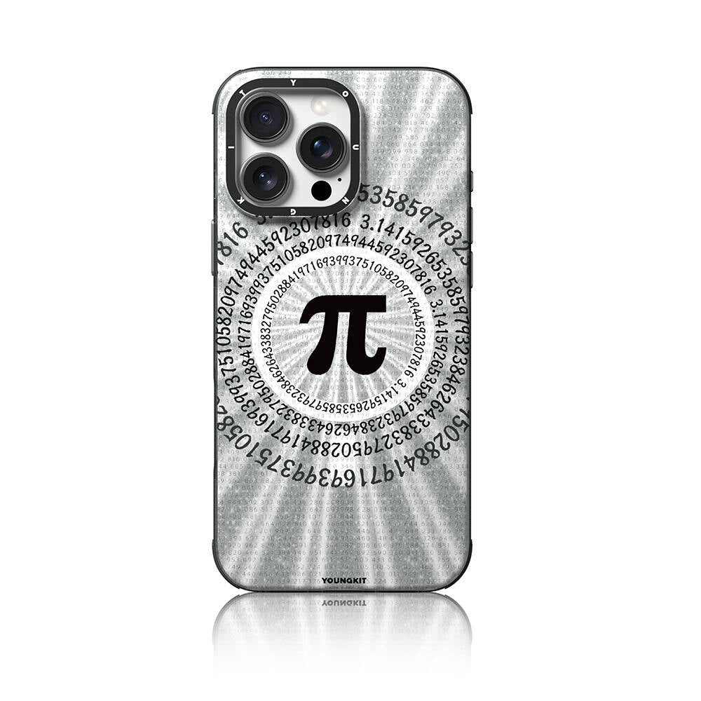 iPhone 16 Pro Kılıf M-safe Şarj Özellikli Youngkit Mathematical Serisi Kılıf