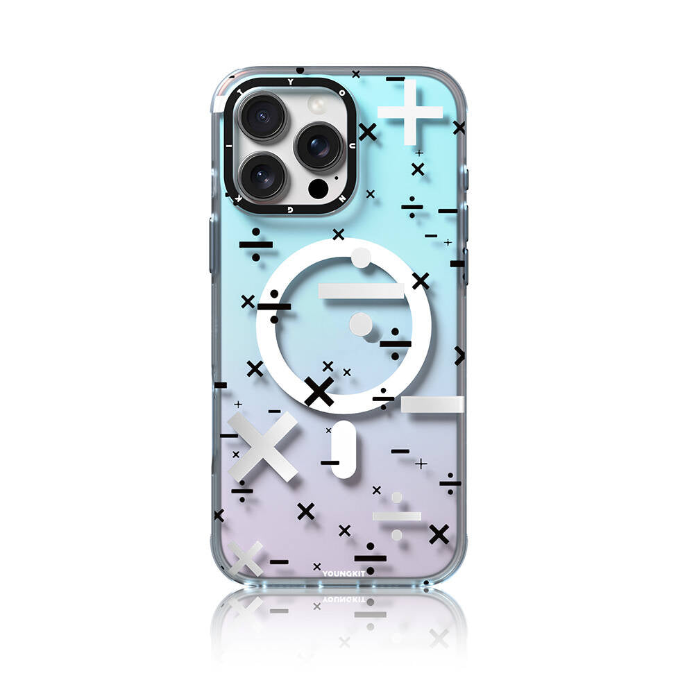 iPhone 16 Pro Kılıf M-safe Şarj Özellikli Youngkit Mathematical Serisi Kılıf