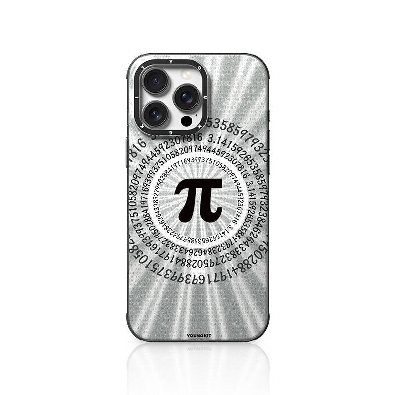 iPhone 16 Pro Kılıf M-safe Şarj Özellikli Youngkit Mathematical Serisi Kılıf