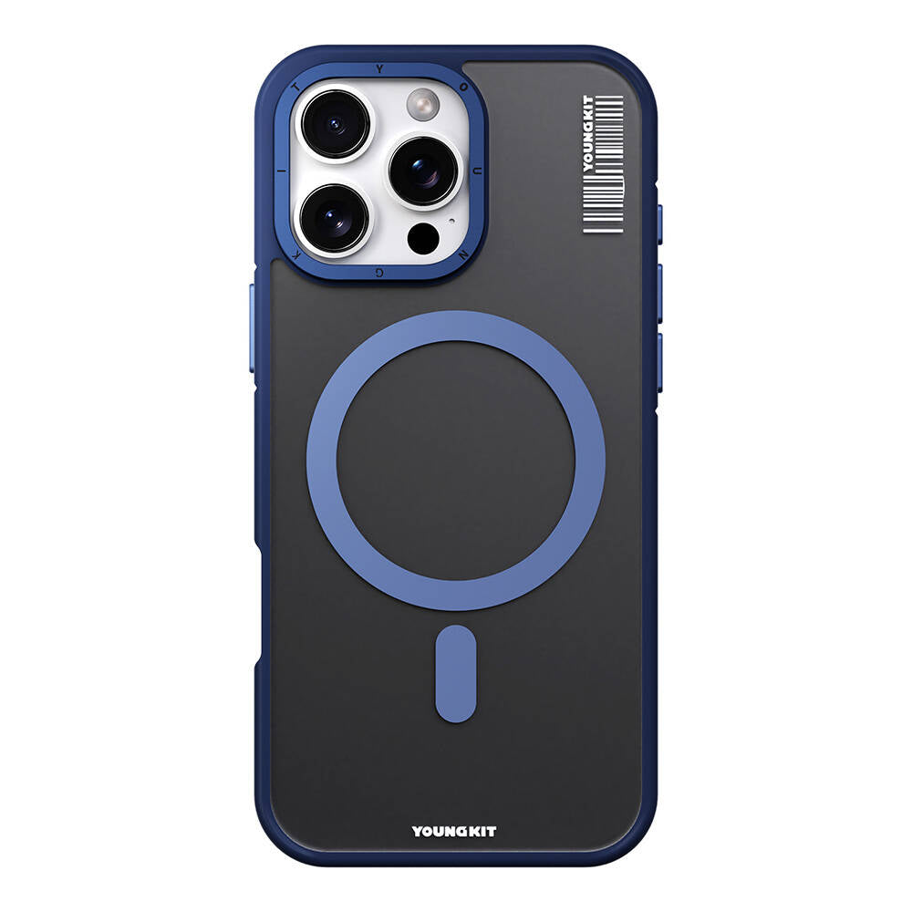 iPhone 16 Pro Kılıf M-safe Şarj Özellikli Youngkit Rock Sand Serisi Kılıf