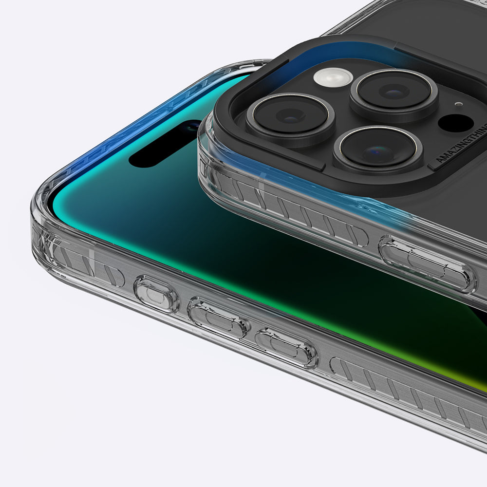 iPhone 16 Pro Kılıf M-safe Şarj Özellikli Yüzük Standlı Amazingthing Titan Pro Serisi Kılıf