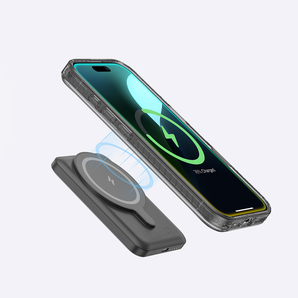 iPhone 16 Pro Kılıf M-safe Şarj Özellikli Yüzük Standlı Amazingthing Titan Pro Serisi Kılıf