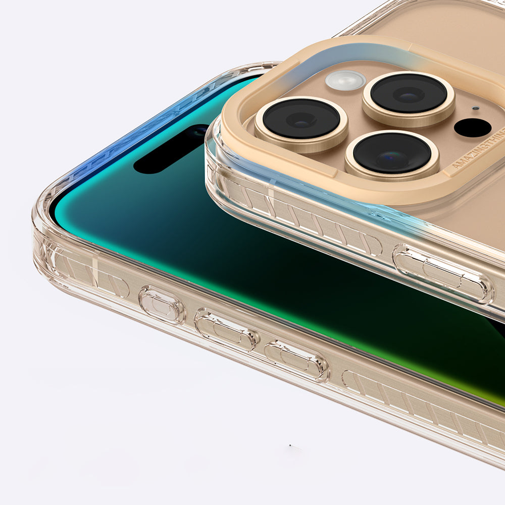 iPhone 16 Pro Kılıf M-safe Şarj Özellikli Yüzük Standlı Amazingthing Titan Pro Serisi Kılıf
