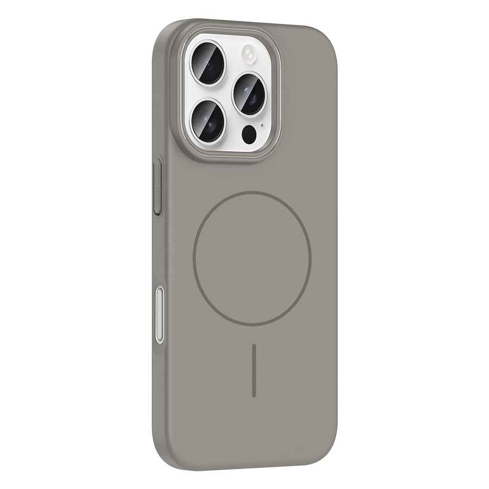 iPhone 16 Pro Kılıf M-safe Şarj Özellikli Zore Ruby Sert Kılıf