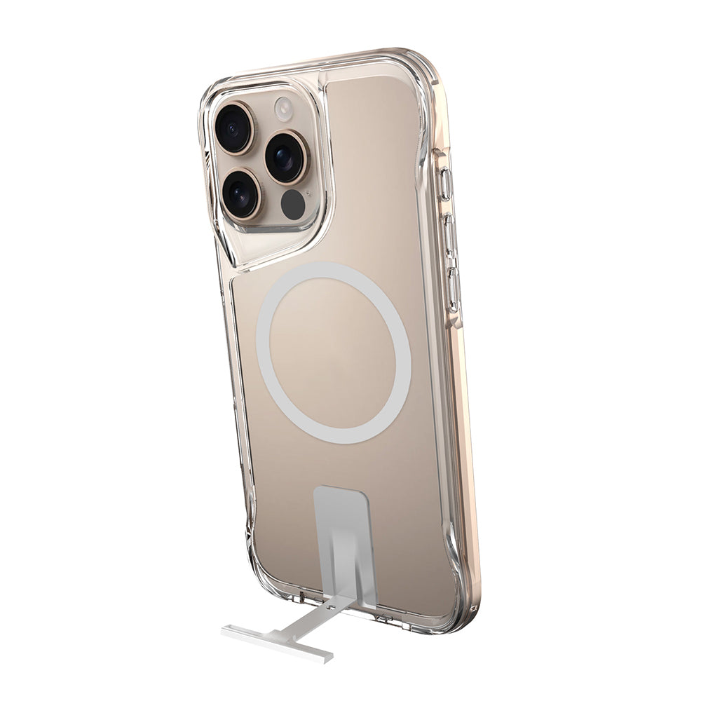 iPhone 16 Pro Kılıf M-safe Şarj Özellikli Zore T-Max Standlı Kılıf