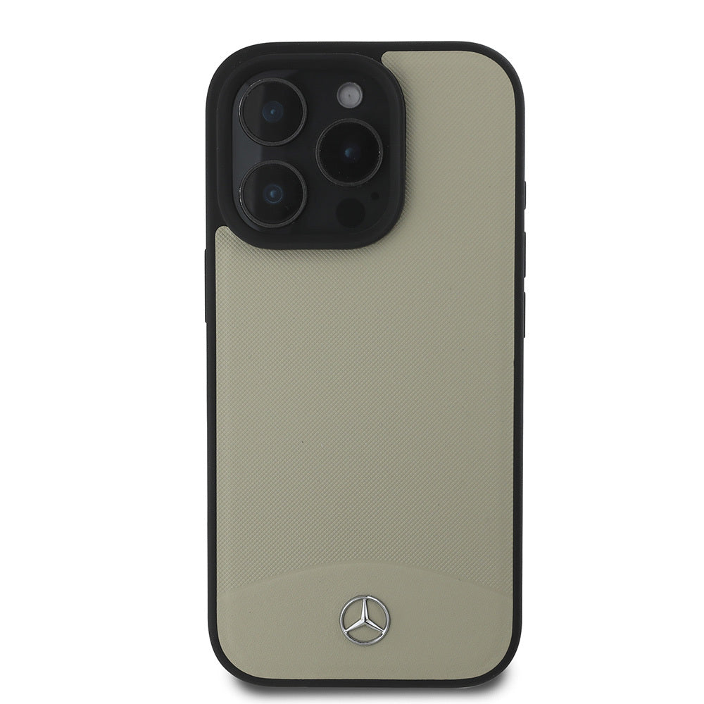 iPhone 16 Pro Kılıf Mercedes Benz Orijinal Lisanslı M-safe Şarj Özellikli Dokulu ve Düz Deri Kılıf