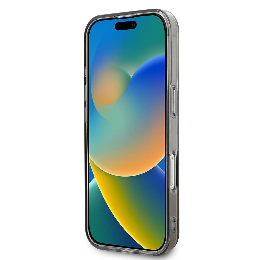 iPhone 16 Pro Kılıf Mercedes Benz OrijinalLisanslı M-safe Şarj Özellikli Saydam Yüzey Silver Ring Kılıf