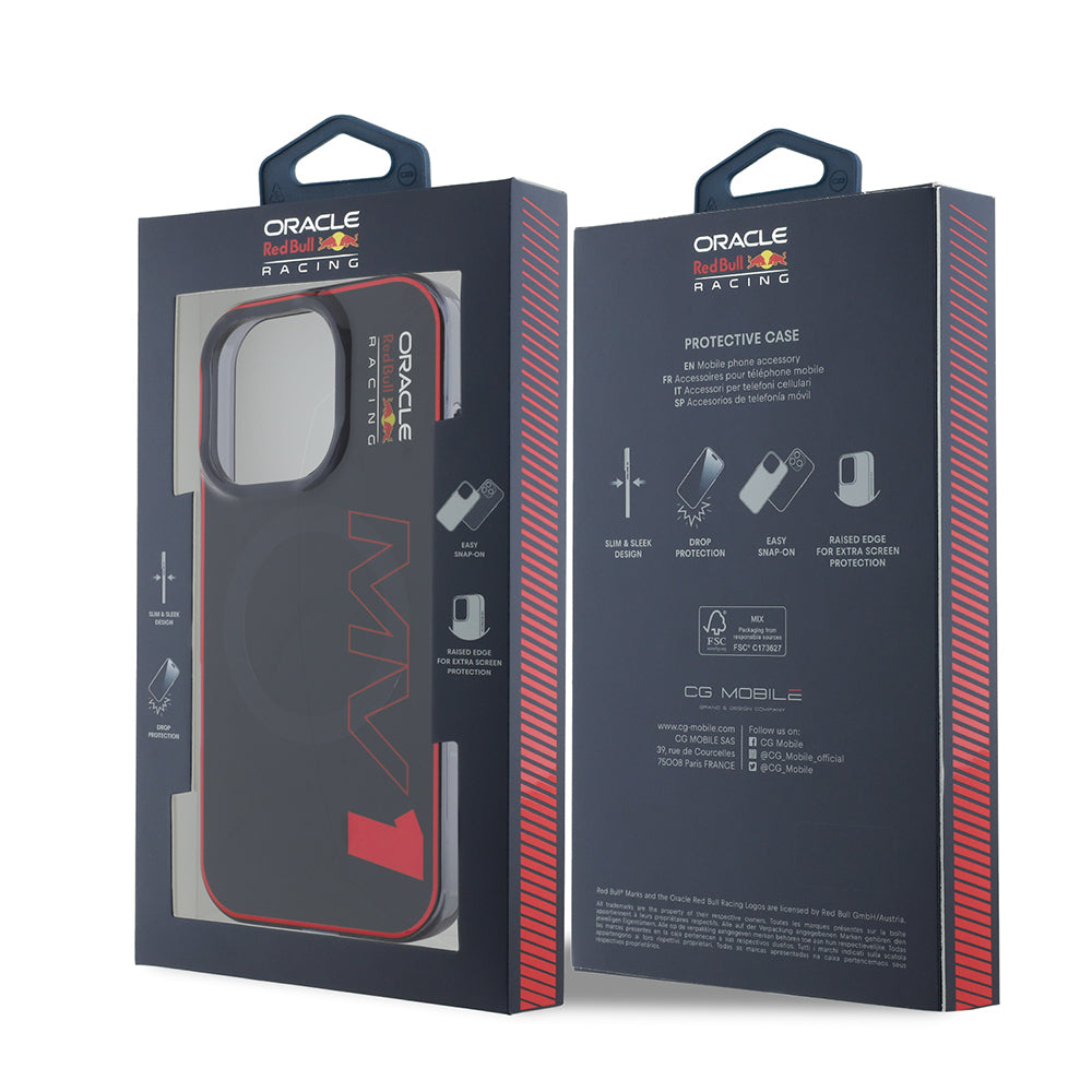 iPhone 16 Pro Kılıf Redbull Orijinal Lisanslı M-safe Şarj Özellikli Çift Katmanlı Sert PC Büyük Boy MV Kılıf