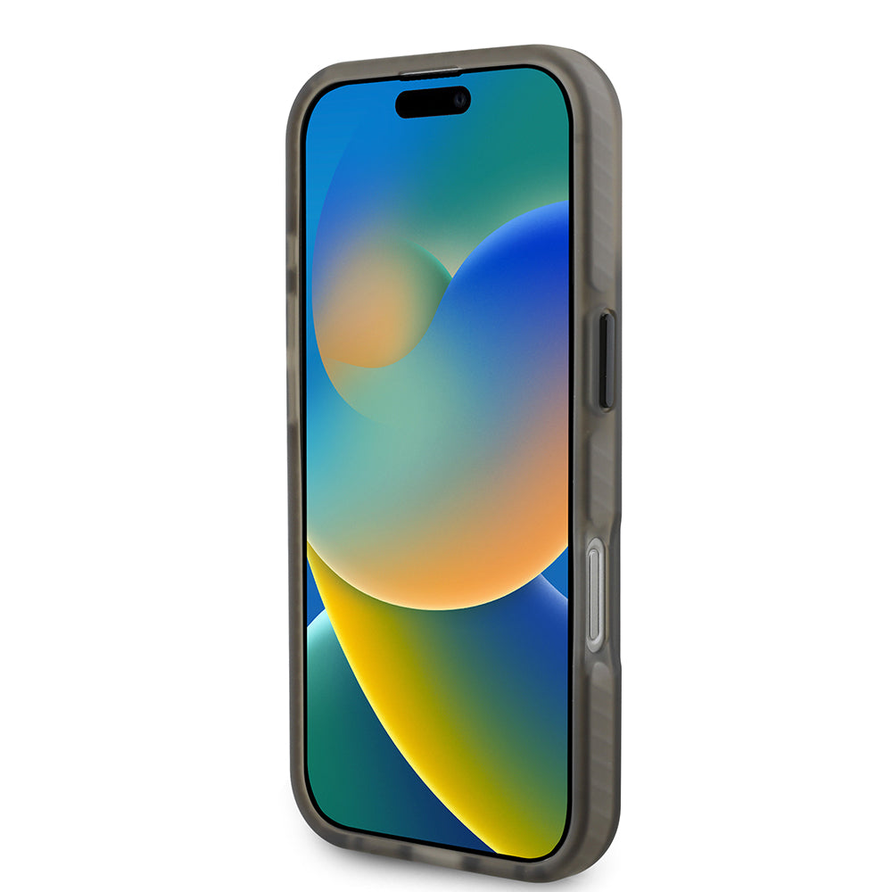 iPhone 16 Pro Kılıf TUMI orijinal Lisanslı M-safe Şarj Özellikli Airbagli Buzlu Transparan Kılıf