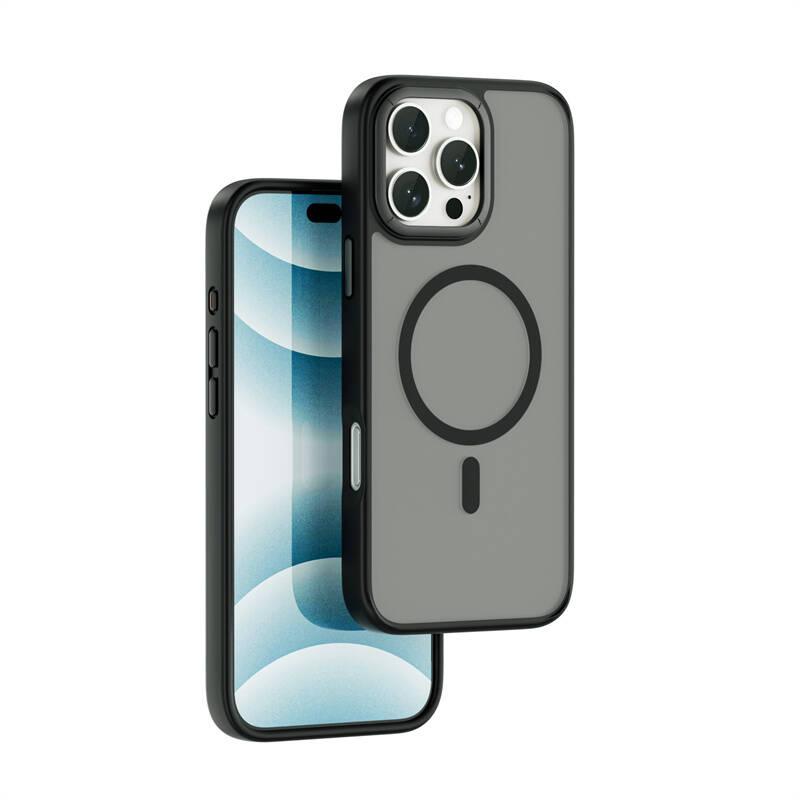 iPhone 16 Pro Kılıf Wiwu FGG-012 ArmorPro Serisi M-safe Şarj Özellikli Parmak İzi Bırakmayan Kılıf
