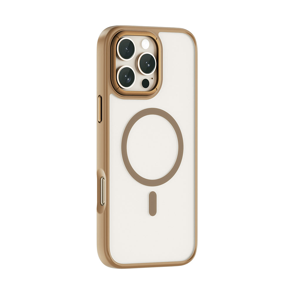 iPhone 16 Pro Kılıf Wiwu FGG-012 ArmorPro Serisi M-safe Şarj Özellikli Parmak İzi Bırakmayan Kılıf