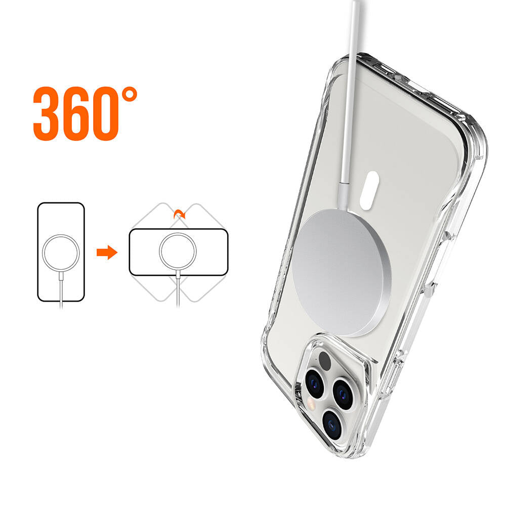 iPhone 16 Pro Kılıf Zore M-safe Şarj Özellikli T-Max M-safe Kılıf