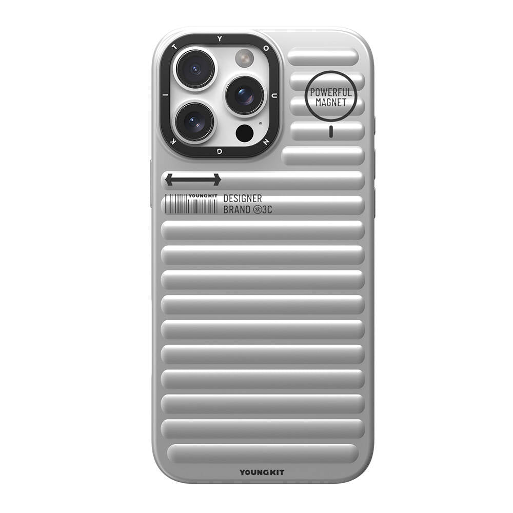 iPhone 16 Pro M-safe Şarj Özellikli Kılıf Mat Renkli Tasarım Youngkit Original Serisi Kılıf