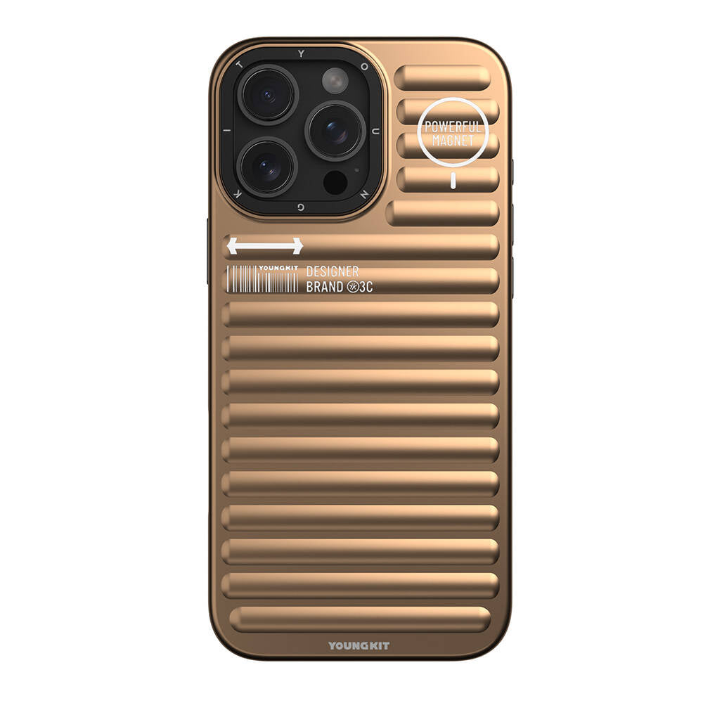iPhone 16 Pro M-safe Şarj Özellikli Kılıf Mat Renkli Tasarım Youngkit Original Serisi Kılıf