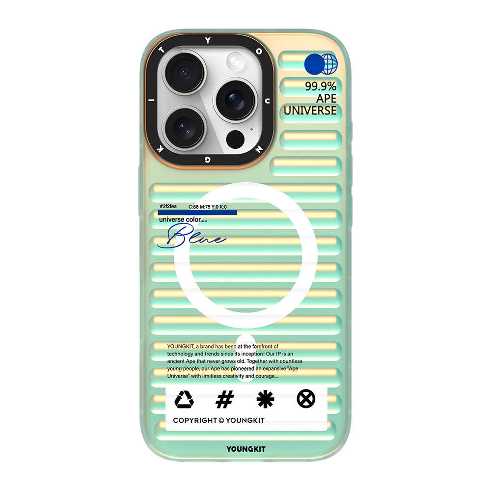 iPhone 16 Pro M-safe Şarj Özellikli Youngkit Chameleon Serisi Kılıf