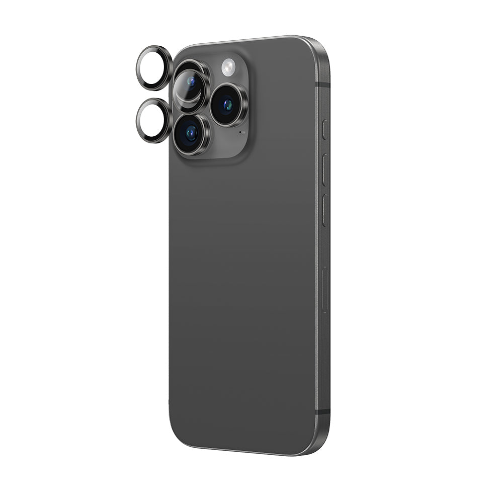 iPhone 16 Pro Max Amazingthing Anti Reflective Kamera Lens Koruyucu + Kolay Uygulama Aparatlı