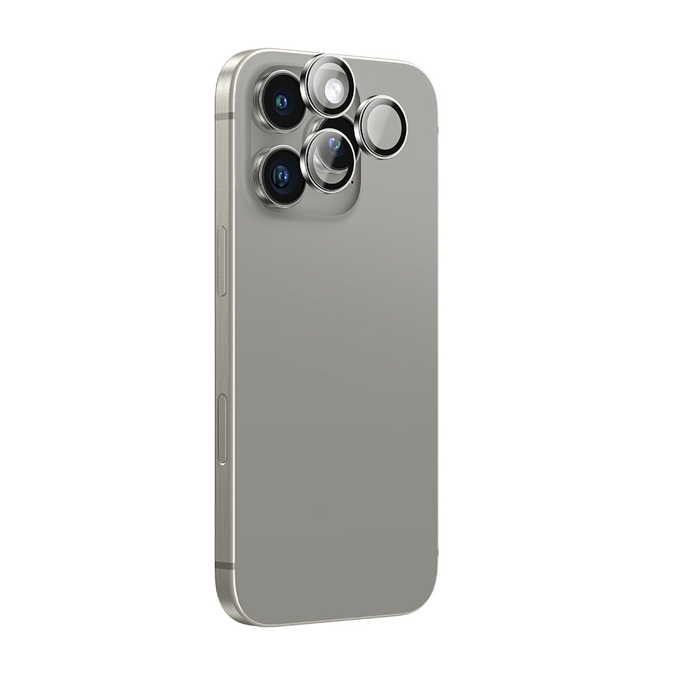 iPhone 16 Pro Max Amazingthing Anti Reflective Kamera Lens Koruyucu + Kolay Uygulama Aparatlı