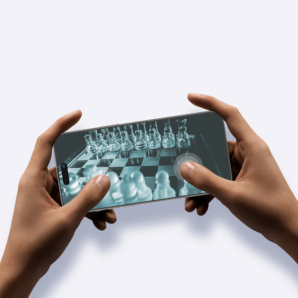 iPhone 16 Pro Max Amazingthing Radix Mat Parmak İzi Bırakmayan Temperli Cam Ekran Koruyucu