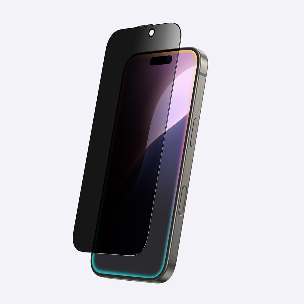 iPhone 16 Pro Max Amazingthing Titan Privacy Parmak İzi Bırakmayan Temperli Cam Ekran Koruyucu