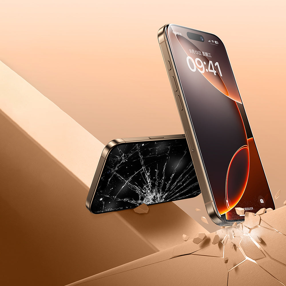 iPhone 16 Pro Max Benks 0.3mm InvisiWarrior Ekranı Tam Kaplayan Full Şeffaf Ekran Koruyucu