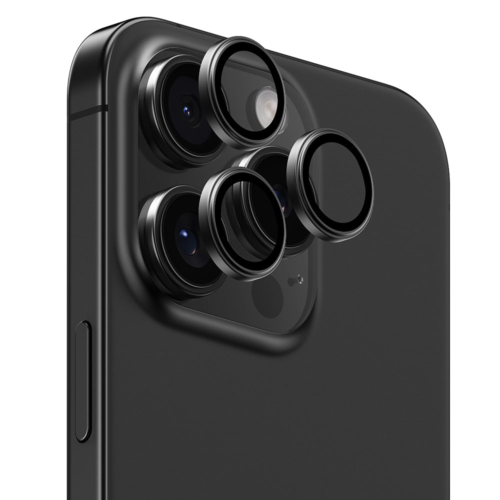 iPhone 16 Pro Max Benks Parlama Önleyici Glass Warrior Metal Kamera Lens Koruyucu