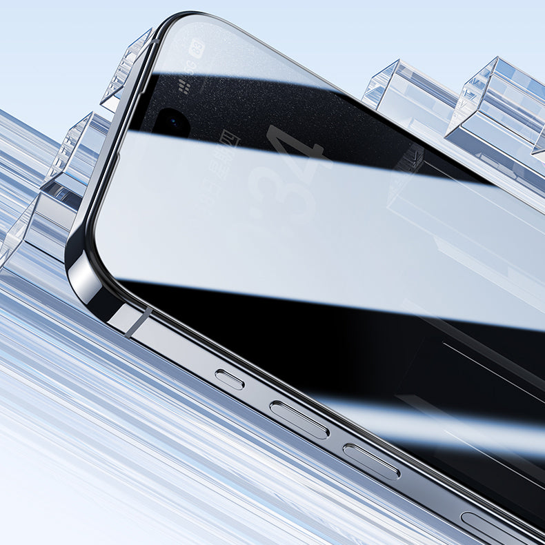 iPhone 16 Pro Max Benks Ultra Shield 0.9mm Çerçeveli 0.3mm Ekran Koruyucu + Kolay Uygulama Aparatlı