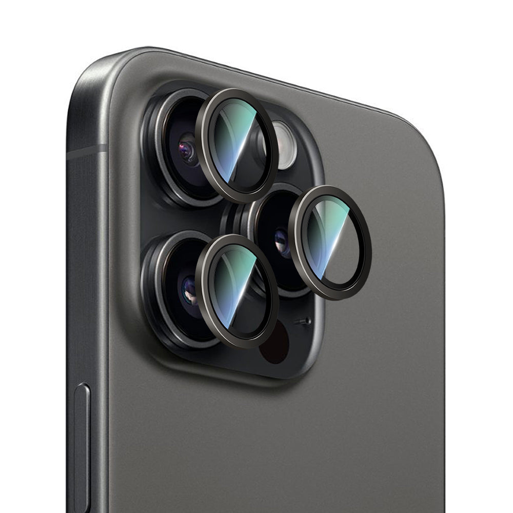 iPhone 16 Pro Max CaseWorld Alloy Serisi Oleofobik Anti Reflective Kamera Lens Koruyucu