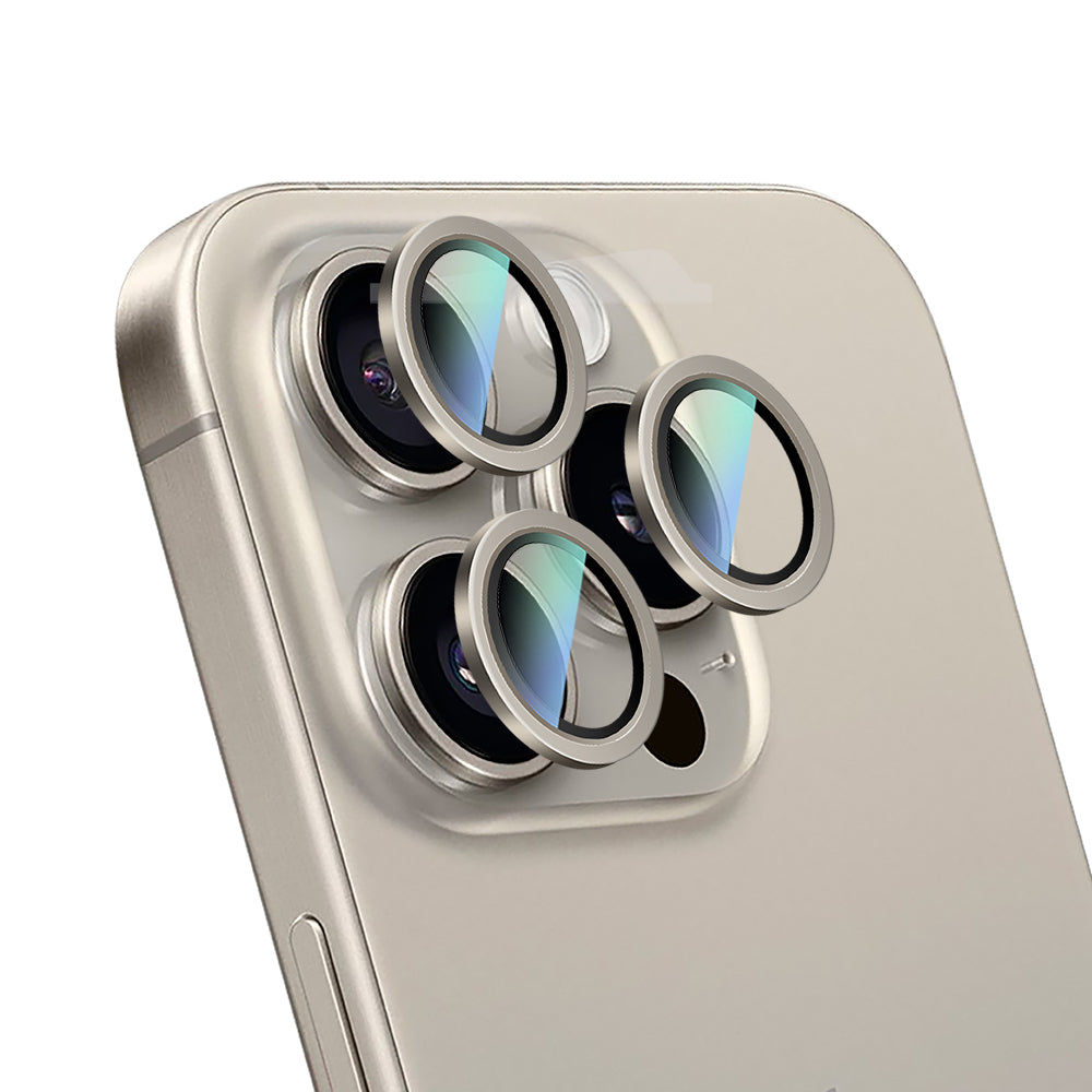iPhone 16 Pro Max CaseWorld Alloy Serisi Oleofobik Anti Reflective Kamera Lens Koruyucu
