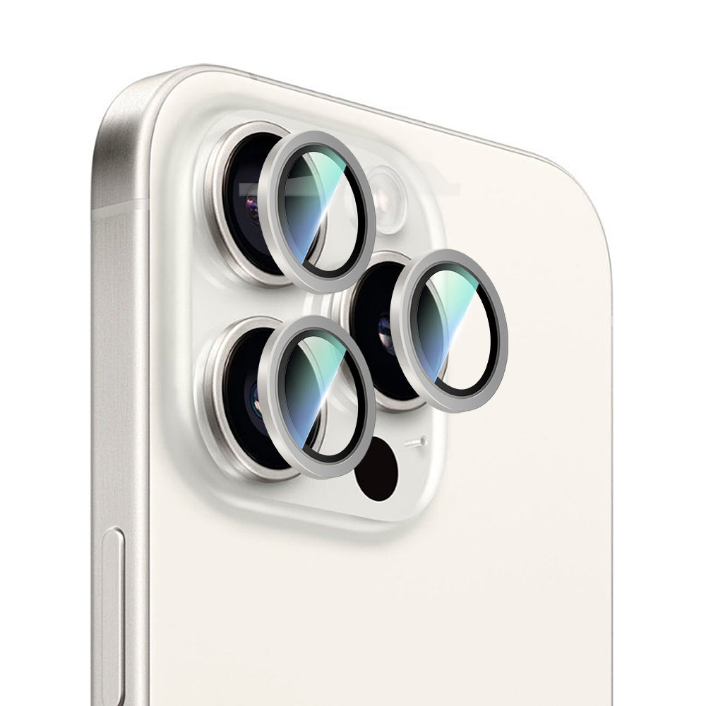 iPhone 16 Pro Max CaseWorld Alloy Serisi Oleofobik Anti Reflective Kamera Lens Koruyucu