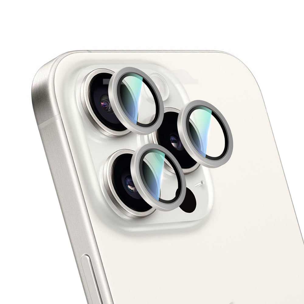 iPhone 16 Pro Max CaseWorld Alloy Serisi Oleofobik Anti Reflective Kamera Lens Koruyucu