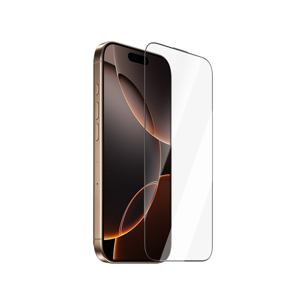 iPhone 16 Pro Max CaseWorld Ultra-Thin Serisi 0.15mm 3D Schott Cam Temperli Ekran Koruyucu