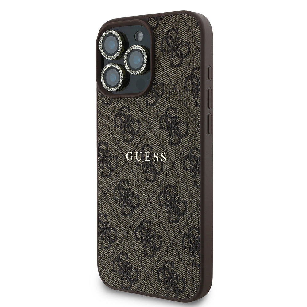 iPhone 16 Pro Max Guess Orijinal Lisanslı Kılıf + Ekran Koruyucu + Lens Koruyucu 3in1 Aksesuar Seti