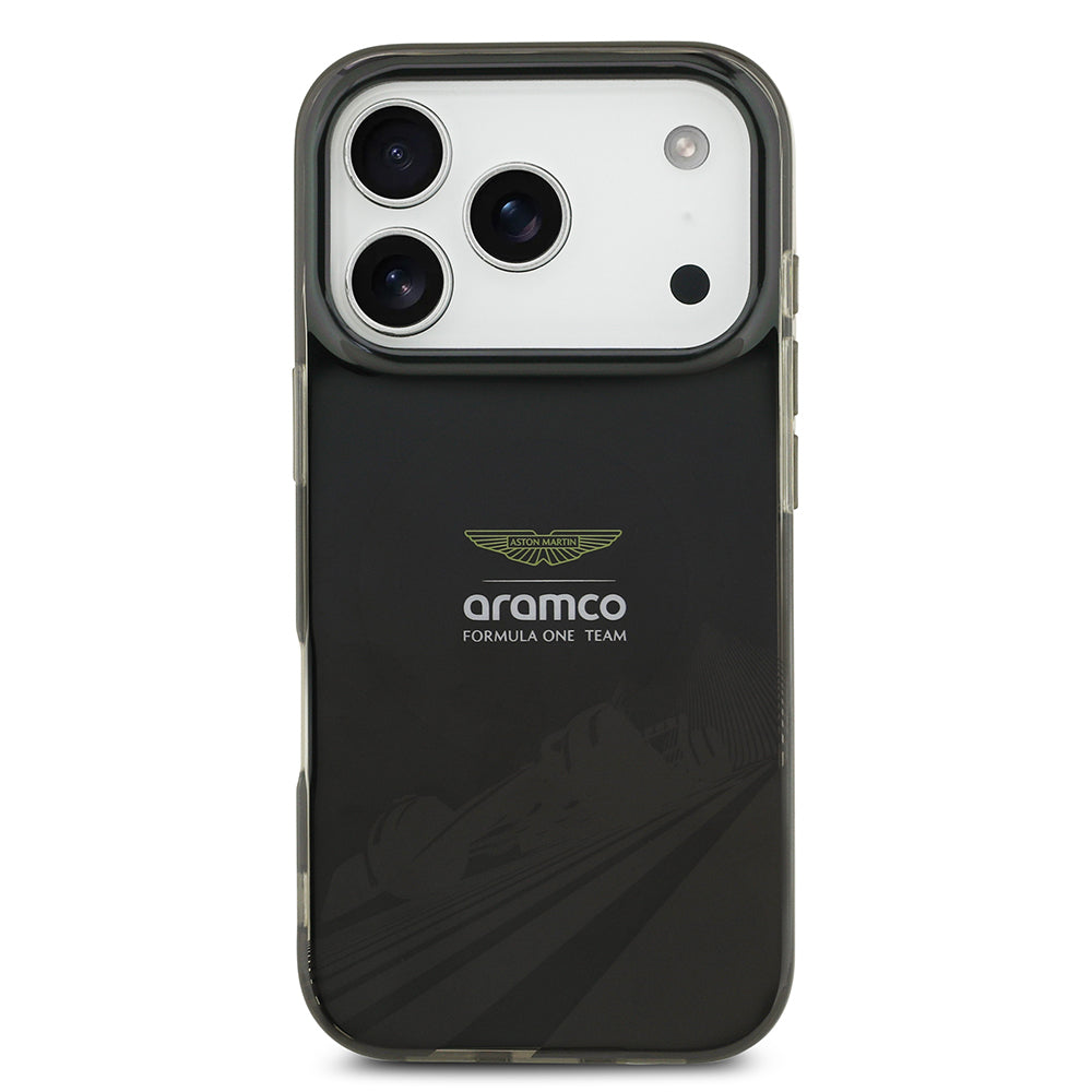 iPhone 17 Pro Kılıf Aston Martin Orijinal Lisanslı M-safe Şarj Özellikli IML Baskı Logolu Formula Tasarımlı Kılıf
