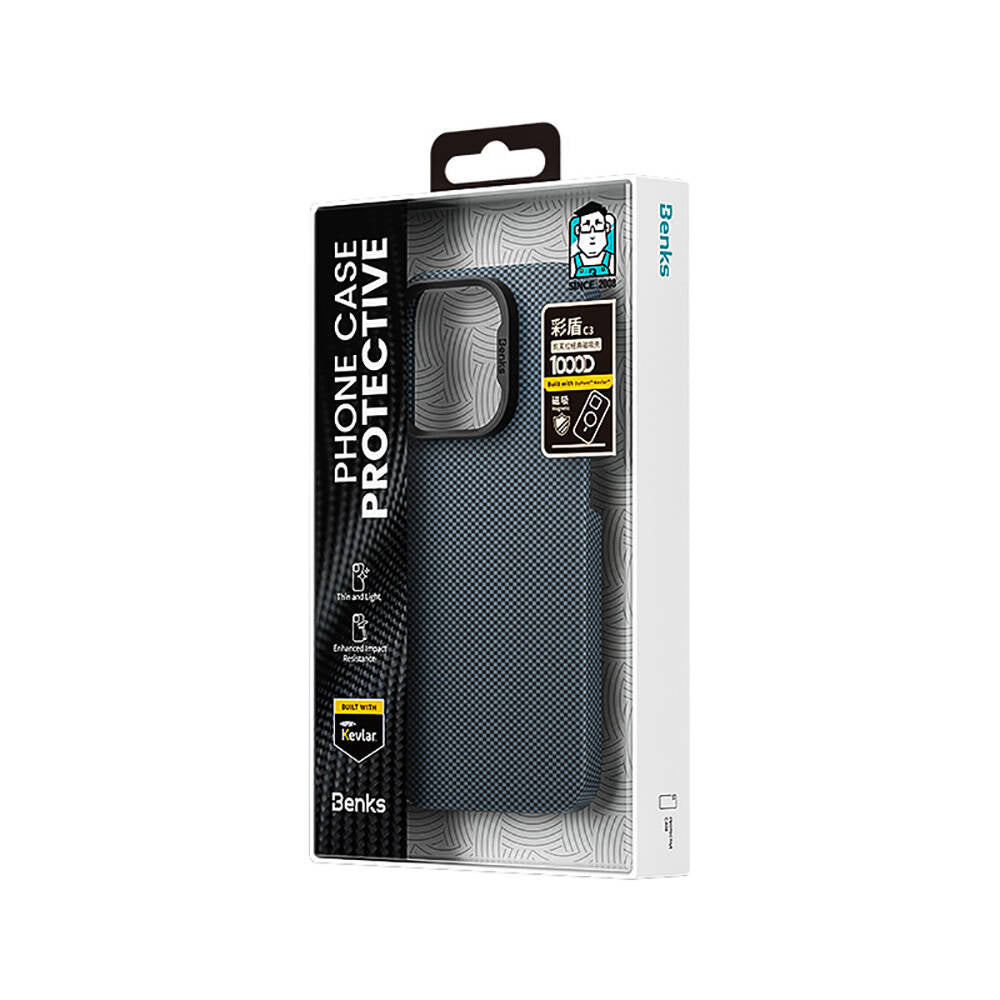iPhone 16 Pro Max Kılıf M-safe Şarj Özellikli Benks ArmorTint Serisi ArmorAir Kevlar Kılıf