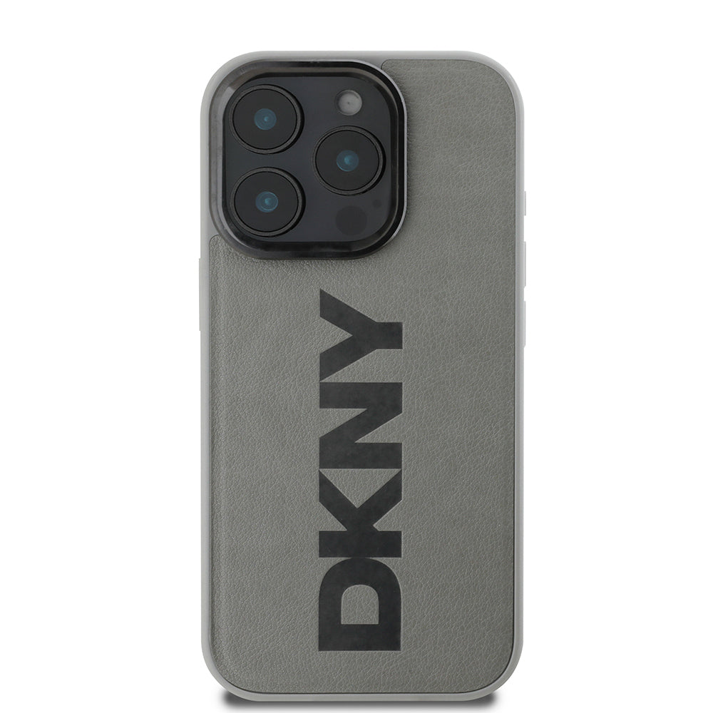 iPhone 16 Pro Max Kılıf DKNY Orijinal Lisanslı M-safe Şarj Özellikli PU Deri Plain Kılıf