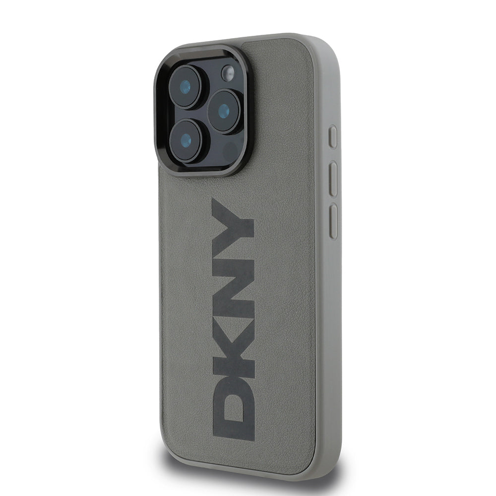 iPhone 16 Pro Max Kılıf DKNY Orjinal Lisanslı M-safe Şarj Özellikli PU Deri Plain Kılıf