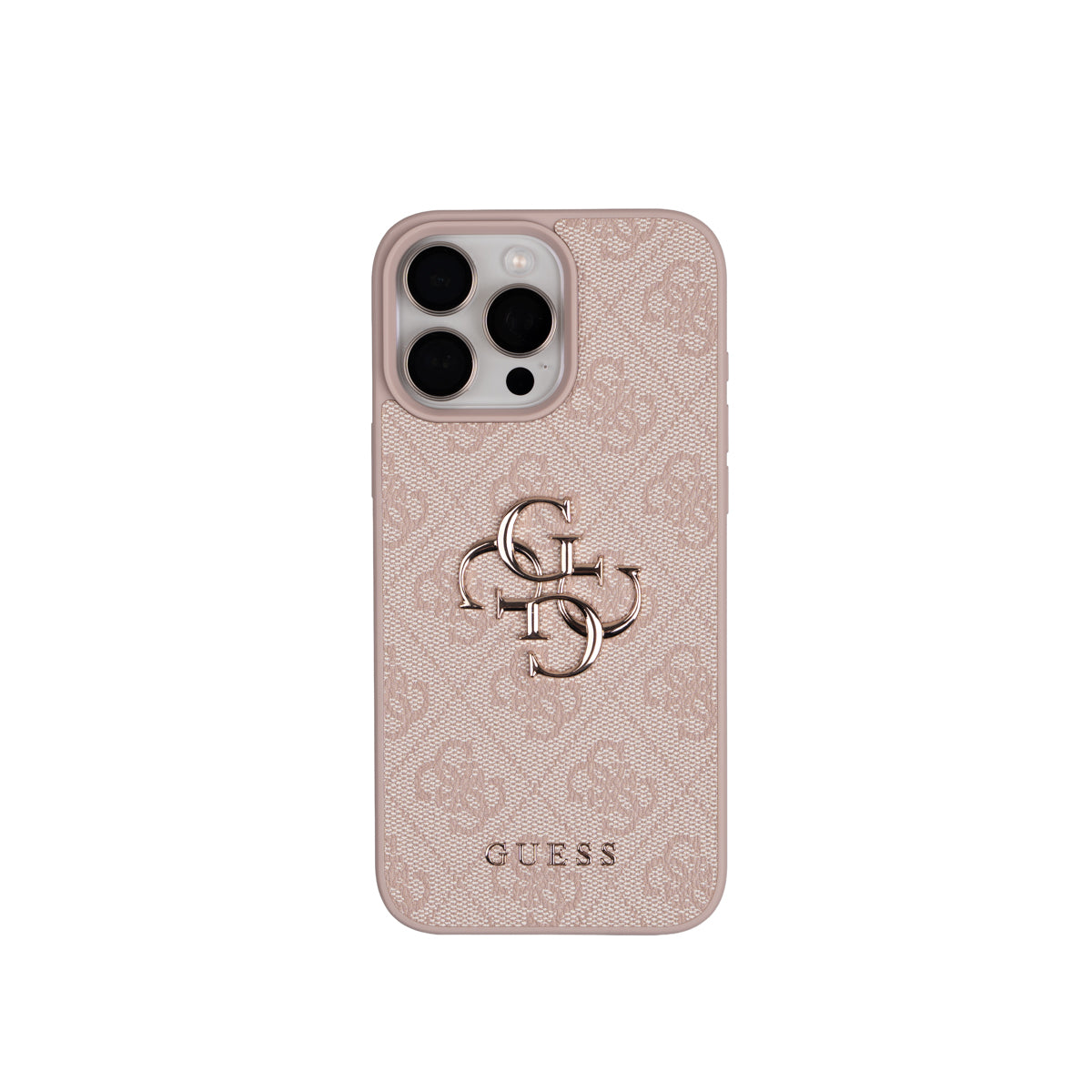 iPhone 16 Pro Max Kılıf Guess Orijinal Lisanslı 4G Büyük Metal Logolu Kalın Askılı Kılıf
