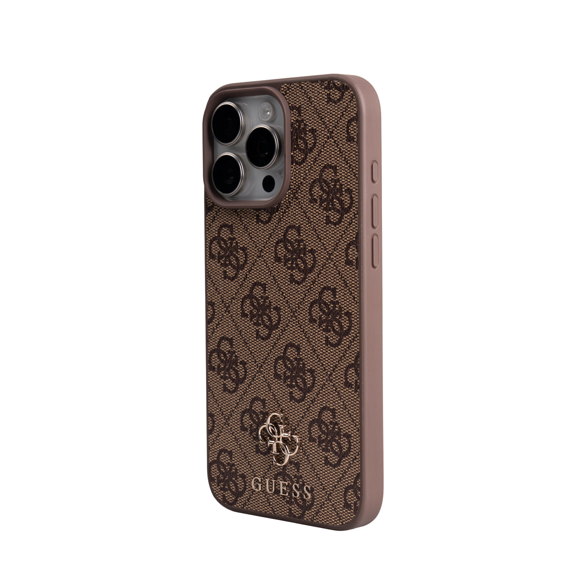 iPhone 16 Pro Max Kılıf Guess Orijinal Lisanslı M-safe Şarj Özellikli Askılı ve 4G Logo Kartlıklı Kılıf